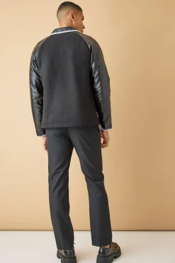 Boxer Waistband Tailored Trousers | BoohooMAN UK