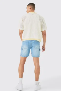 Boxy Dual Zip Open Stitch Colour Block Shirt | BoohooMAN UK
