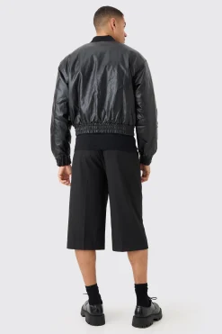 Boxy Embroidered Bomber | BoohooMAN UK