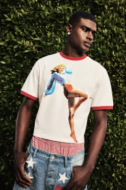 Boxy Fit Baby Printed T-shirt | BoohooMAN UK