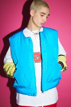 Boxy Fit Padded Gilet | BoohooMAN UK