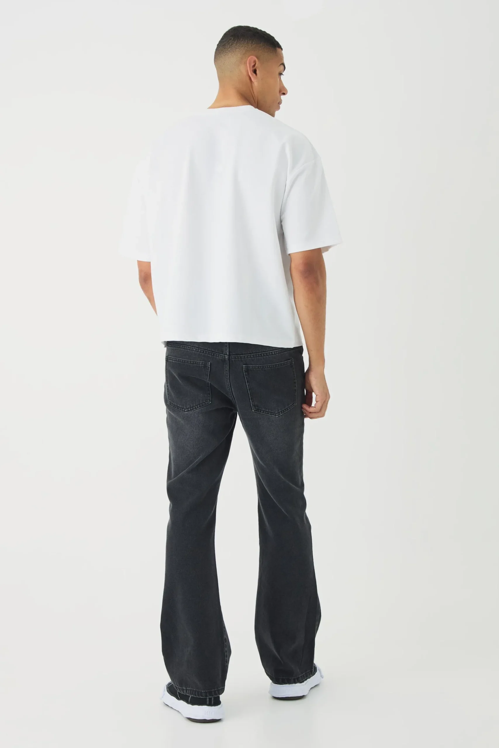Boxy Jersey Twill Embroidery Limited T-shirt | BoohooMAN UK