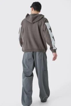 Boxy Moto Graphic Hoodie | BoohooMAN UK