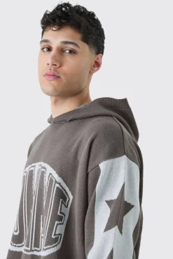 Boxy Moto Graphic Hoodie | BoohooMAN UK