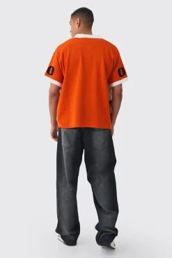 Boxy Oversized Moto Knitted Shirt | BoohooMAN UK