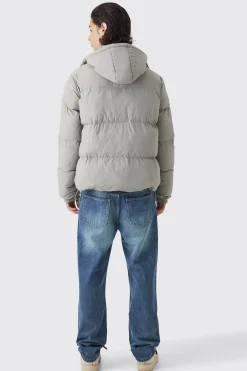 Boxy Utility Pocket Parka | BoohooMAN UK