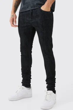 Brushed Denim Jacket And Jeans | BoohooMAN UK
