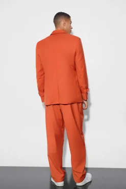 Buckle Chest & Cuff Relaxed Fit Suit Jacket | BoohooMAN UK