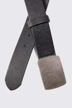 Buckle Detail Belt | BoohooMAN UK