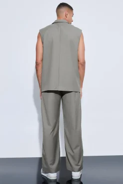 Cargo Pocket Wide Leg Trousers | BoohooMAN UK