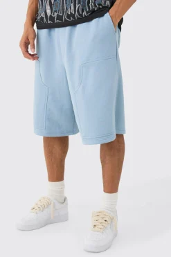 Carpenter Loopback Jersey Jort | BoohooMAN UK