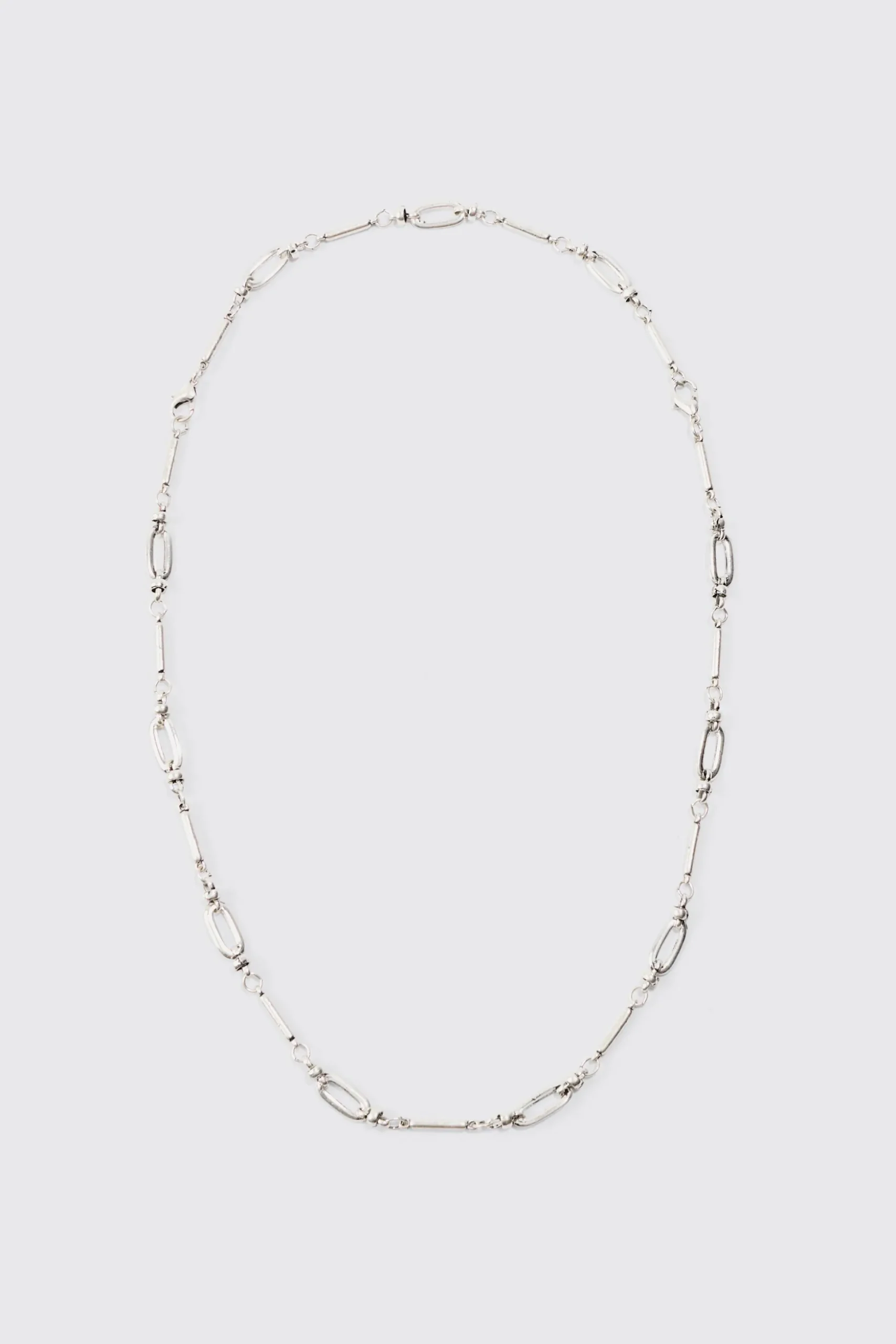 Chain Link Detail Necklace | BoohooMAN UK