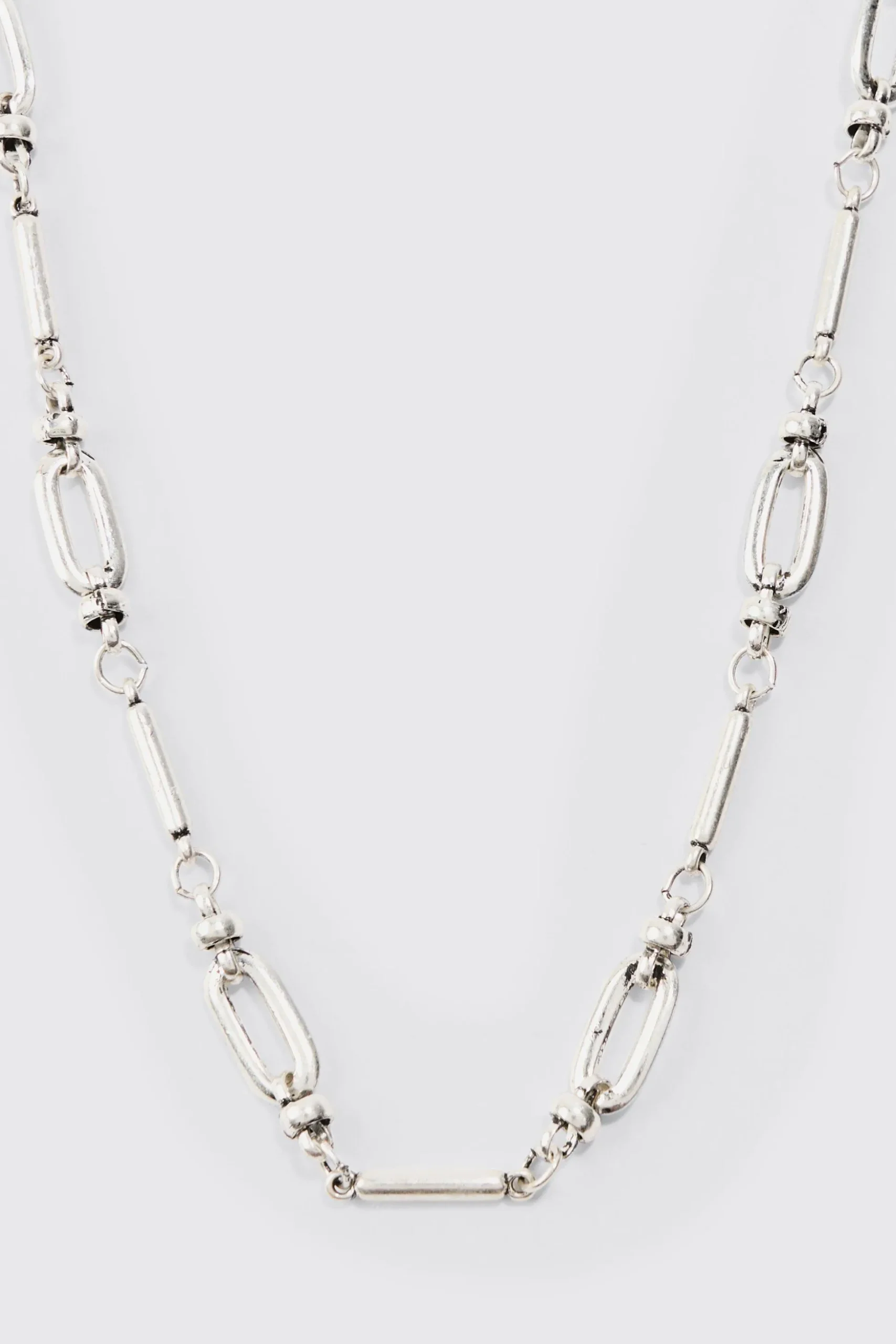 Chain Link Detail Necklace | BoohooMAN UK