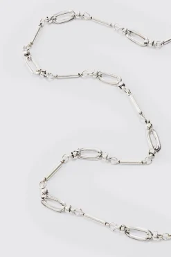 Chain Link Detail Necklace | BoohooMAN UK