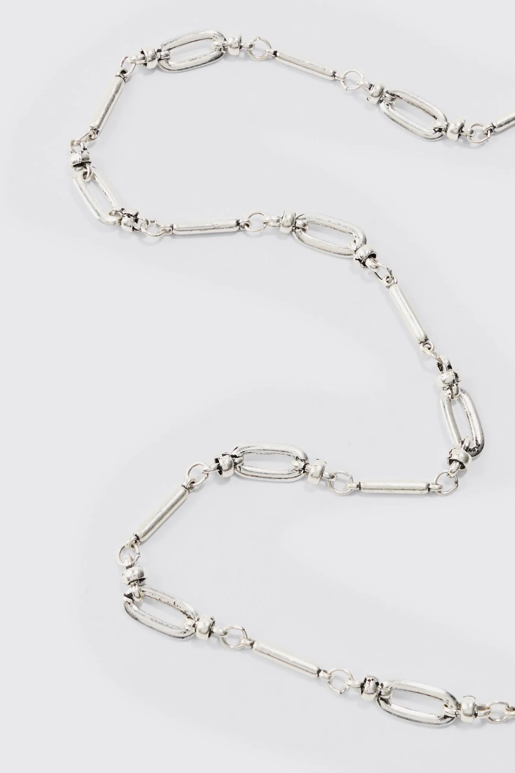Chain Link Detail Necklace | BoohooMAN UK