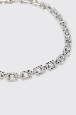 Chain Link Necklace | BoohooMAN UK