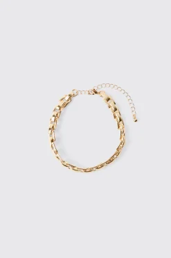 Chunky Chain Bracelet | BoohooMAN UK