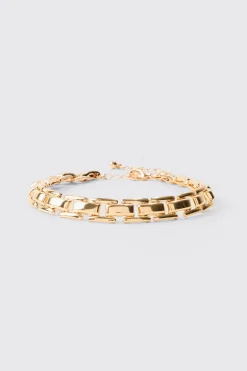 Chunky Chain Bracelet | BoohooMAN UK