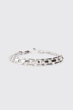 Chunky Chain Bracelet | BoohooMAN UK