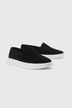Chunky Faux Suede Loafer | BoohooMAN UK