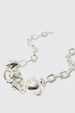 Chunky Metal Necklace | BoohooMAN UK