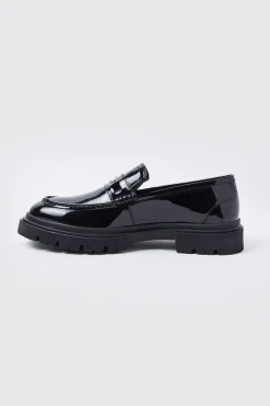 Chunky Patent Loafer | BoohooMAN UK