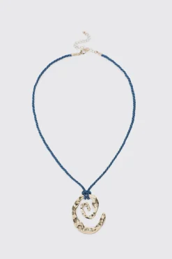 Chunky Pendant Necklace | BoohooMAN UK