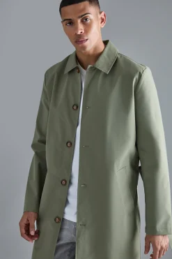 Classic Belted Trench Coat | BoohooMAN UK