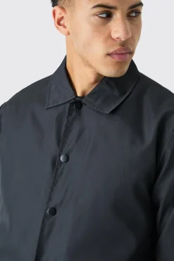 Collared Coach Jacket | BoohooMAN UK