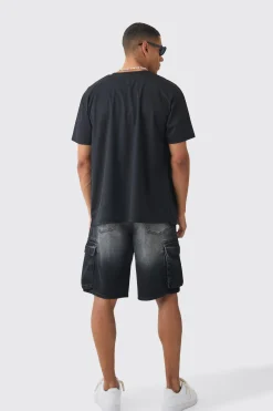Collarless Mesh Twenty Shirt | BoohooMAN UK