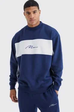 Colour Block Tracksuit | BoohooMAN UK