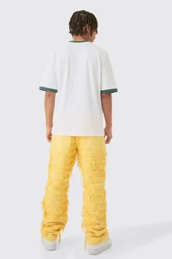 Contrast Neck Puff Print Graphic Regular Fit T-shirt | BoohooMAN UK