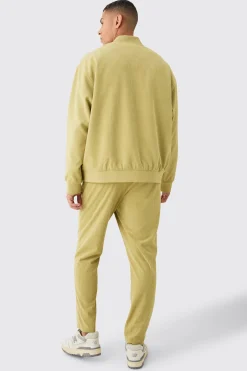 Corduroy Oversized Bomber Jacket | BoohooMAN UK