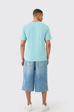 Core Heavy Carded Layed On Neck T-shirt | BoohooMAN UK