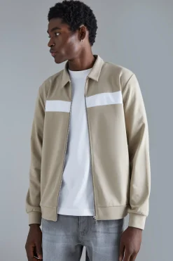 Core Interlock Harrington | BoohooMAN UK