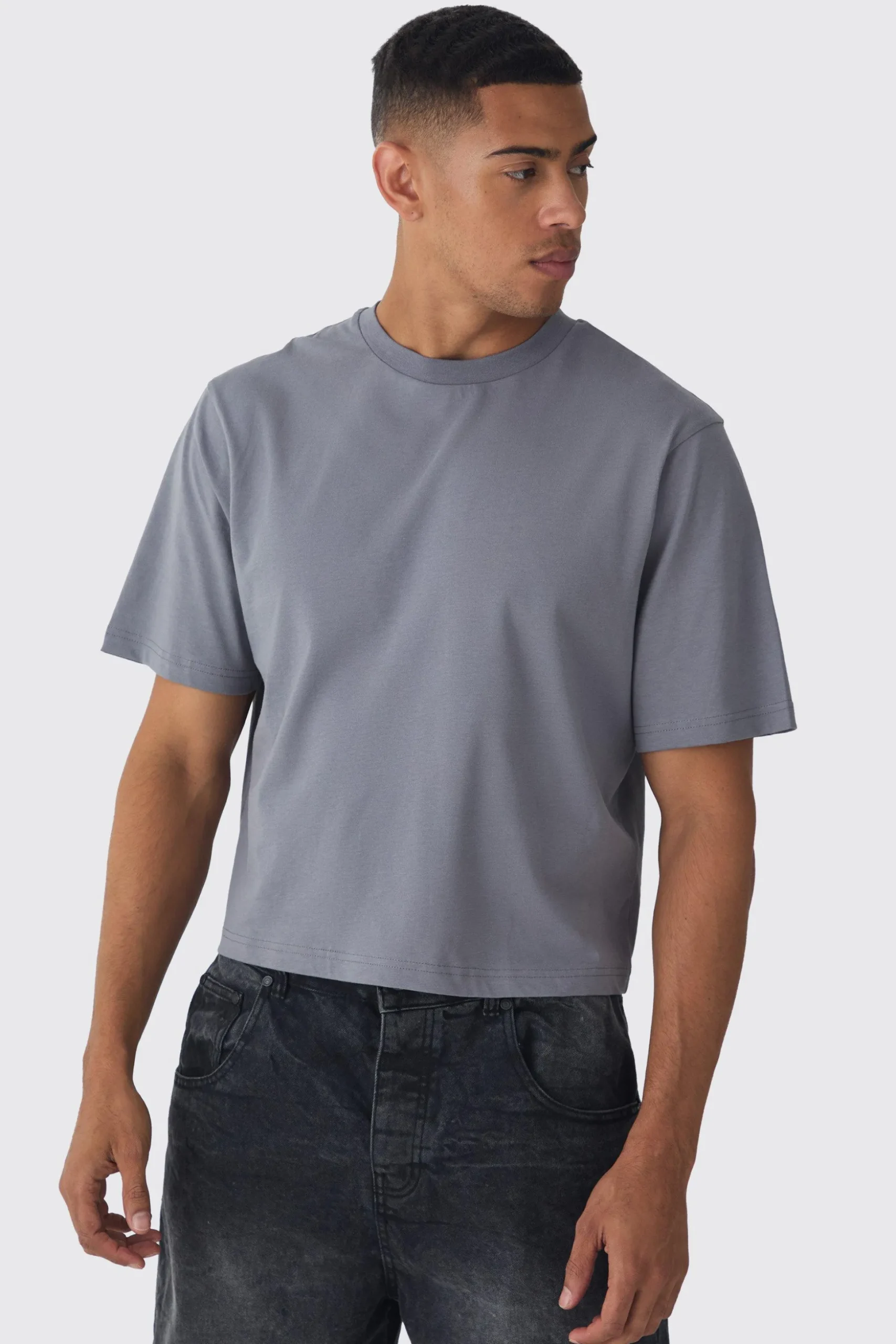 Crew Neck Baby T-shirt | BoohooMAN UK