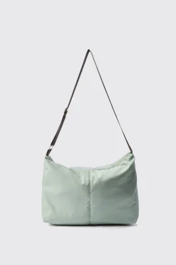 Cross Body Sling Back Bag In Khaki | BoohooMAN UK