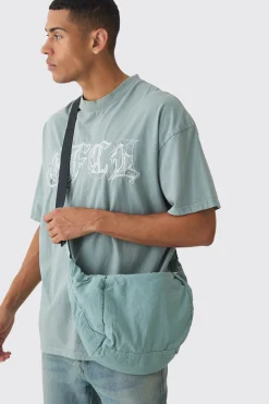 Cross Body Sling Bag | BoohooMAN UK