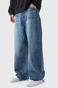 Denim Parachute Jean | BoohooMAN UK