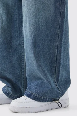 Denim Parachute Jean | BoohooMAN UK
