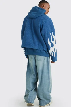 Denim Parachute Jean | BoohooMAN UK