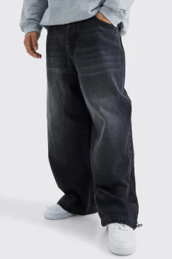Denim Parachute Jean | BoohooMAN UK