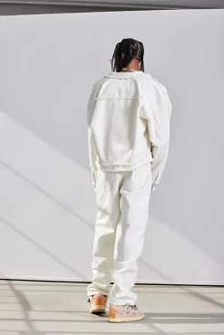 Distressed Seam Denim Jacket And Jean Co-ord | BoohooMAN UK