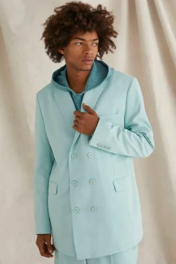 Double Breasted Oversized Blazer | BoohooMAN UK