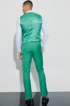 Double Breasted Waistcoat | BoohooMAN UK