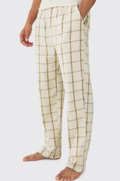 Double Waistband Relaxed Lounge Bottoms | BoohooMAN UK