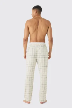 Double Waistband Relaxed Lounge Bottoms | BoohooMAN UK