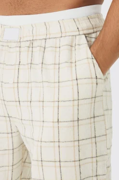 Double Waistband Relaxed Lounge Bottoms | BoohooMAN UK