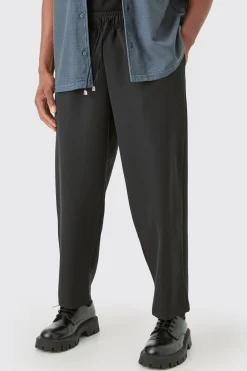 Drawcord Waist Oversized Skate Trousers | BoohooMAN UK