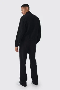 EDITION Oversized Boxy Heavyweight Funnel Neck Sweatshirt | BoohooMAN UK